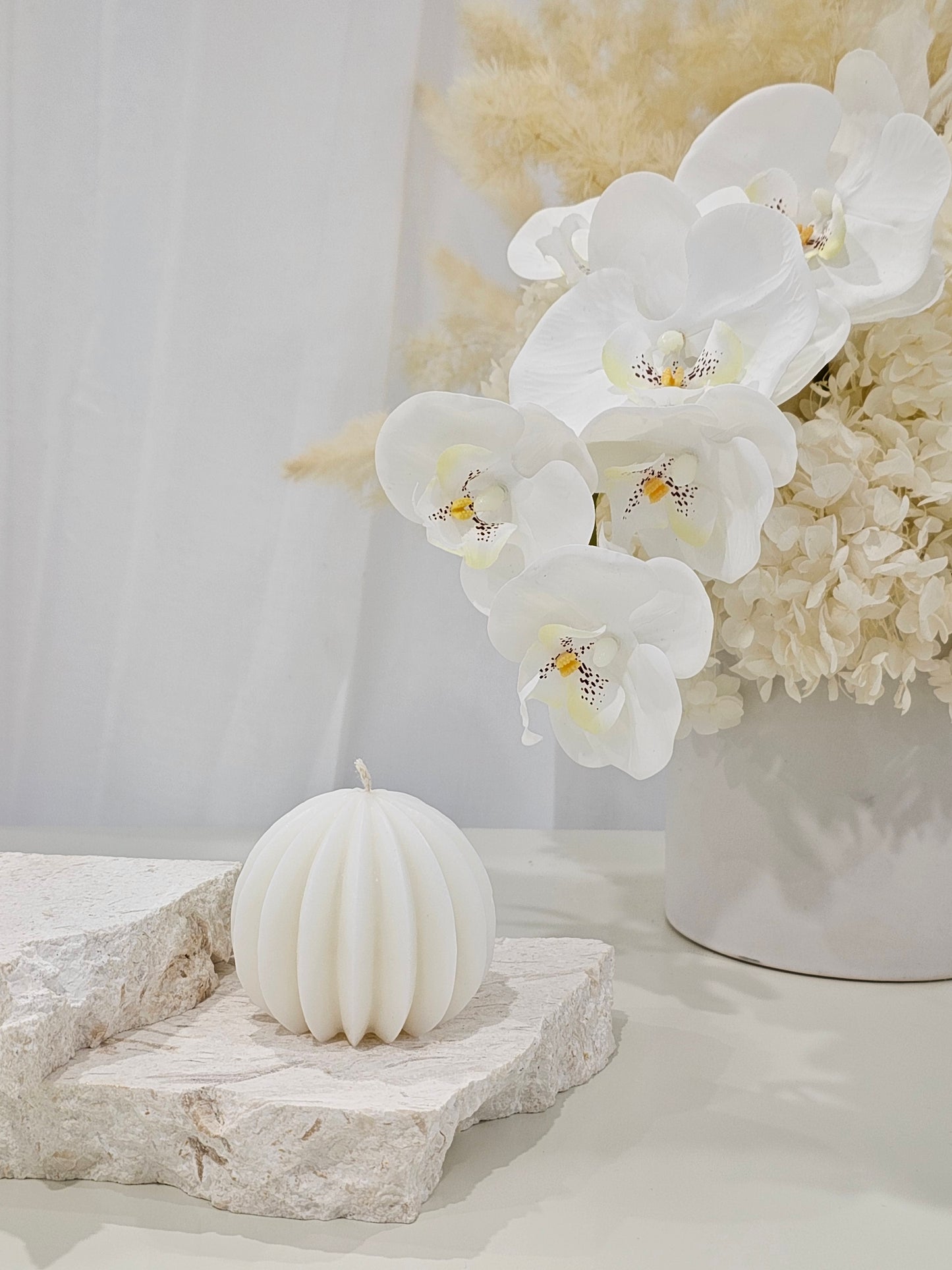 Ball Cut Candle
