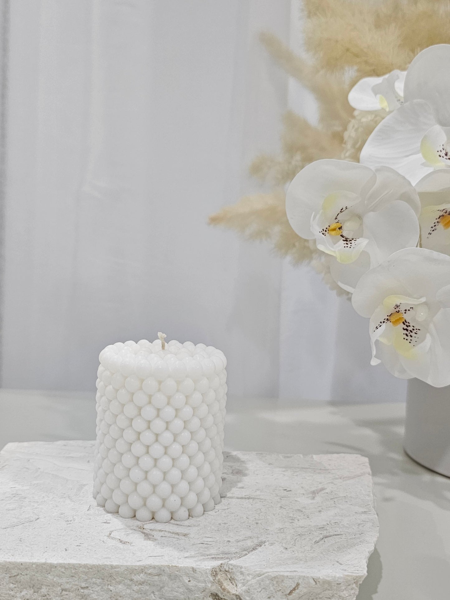 Pearl Pillar Set Candle