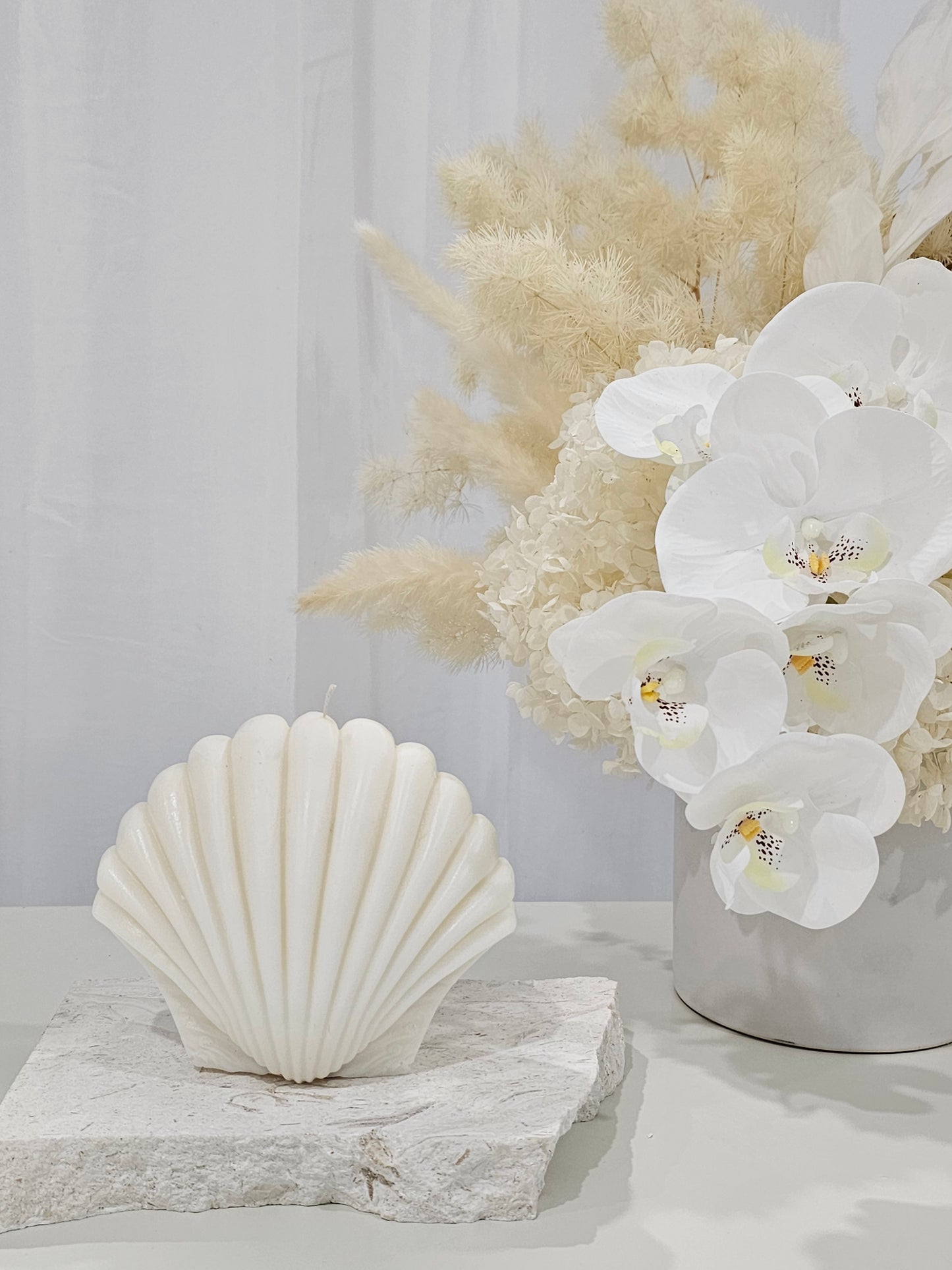 Seashell Candle