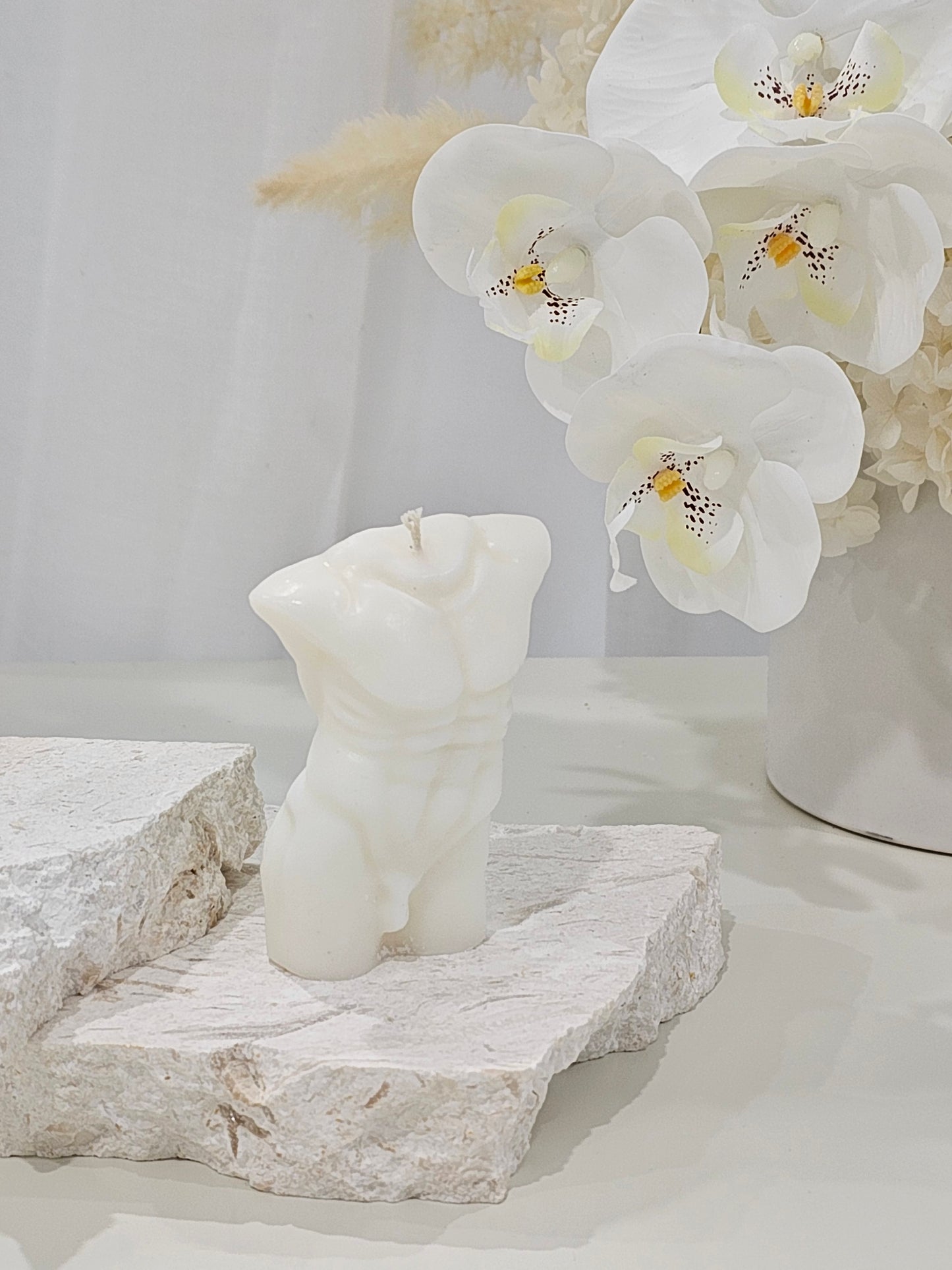 Male Sculpture Candle