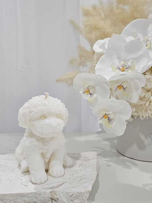 Cavoodle Dog Candle