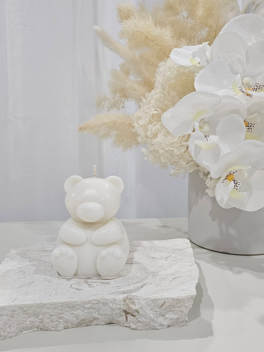 Large Teddy Bear Candle
