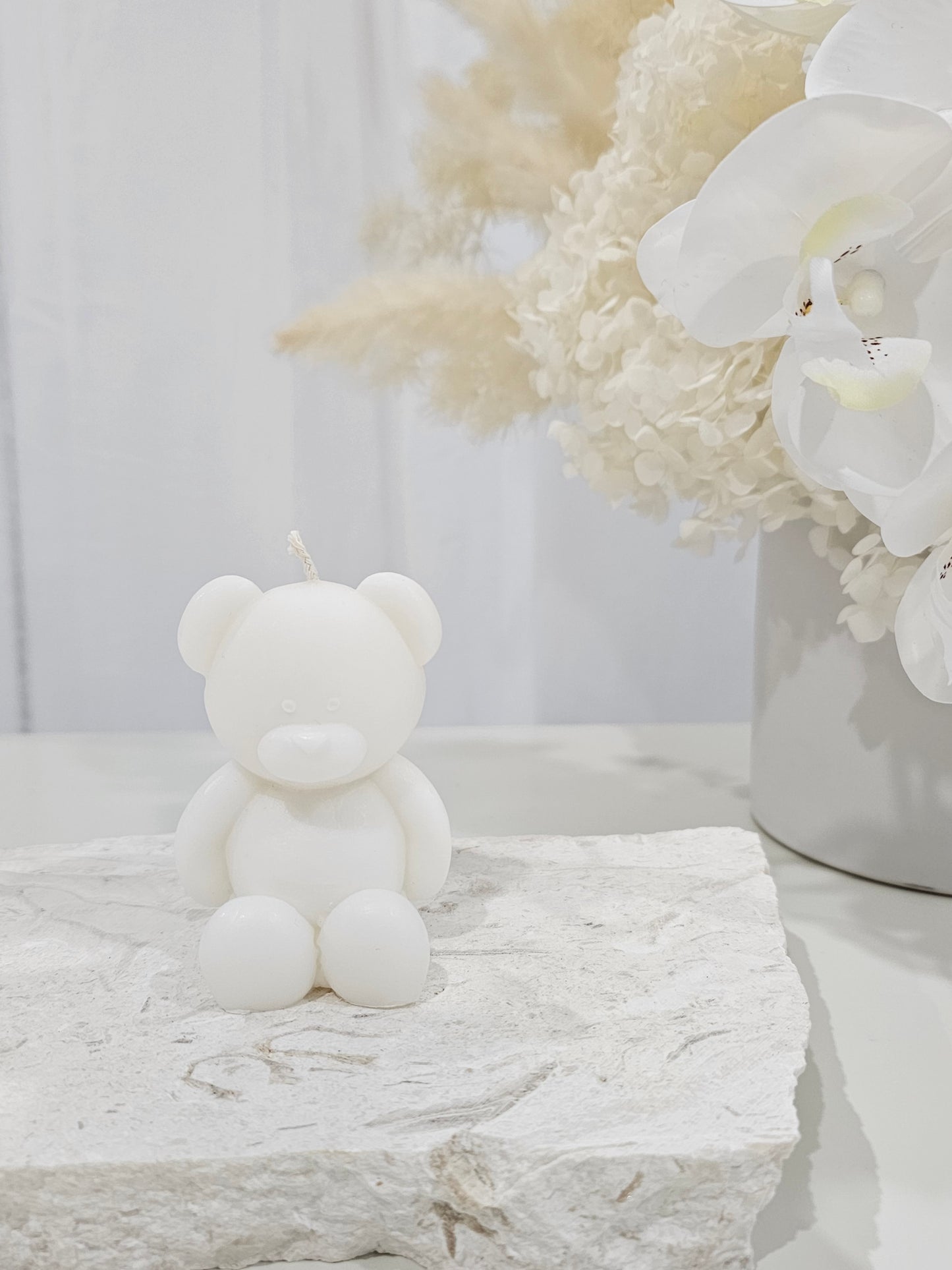 Small Teddy Bear Candle