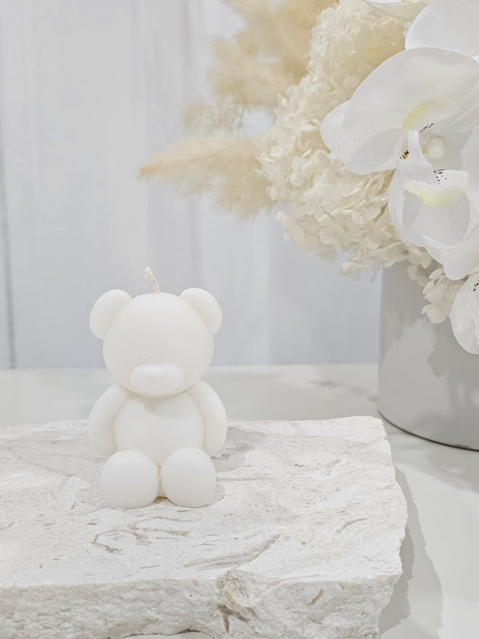 Small Teddy Bear Candle