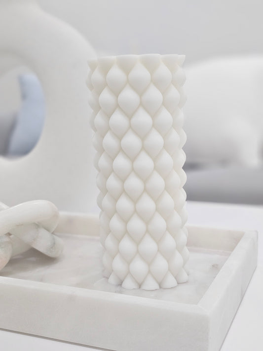 Braid Pillar Candle