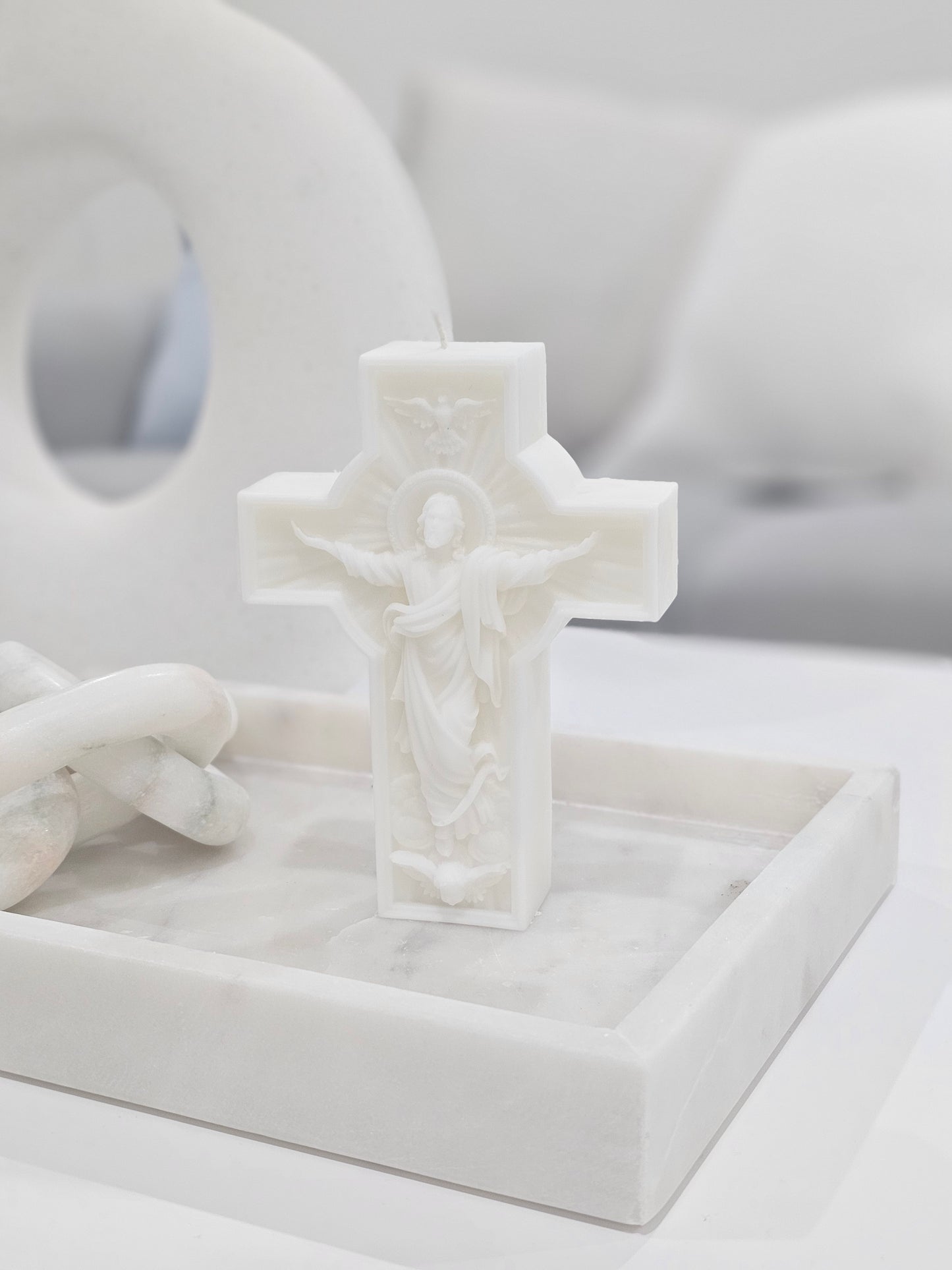 Jesus Cross Candle