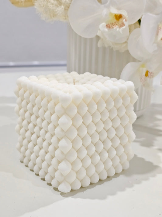 Braid Cube Candle