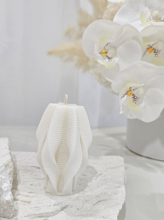 Lines & Twist Candle