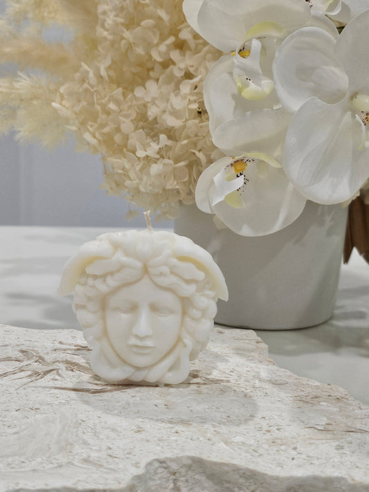 Small Medusa Head Candle